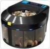 Automatic sorter and counter for EURO coins